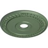 Ekena Millwork Wreath Ceiling Medallion (Fits Canopies up to 6"), 21 1/8"OD x 3 5/8"ID x 7/8"P CM21WRAGF